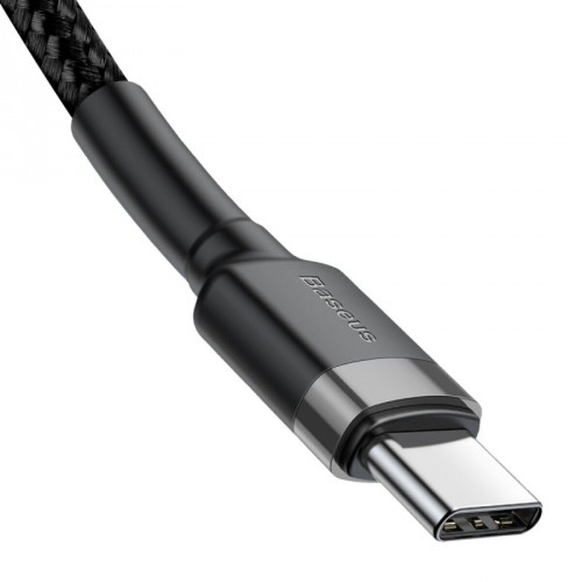 Kabel USB C Baseus Cafule Černý Černá/šedá 1 m